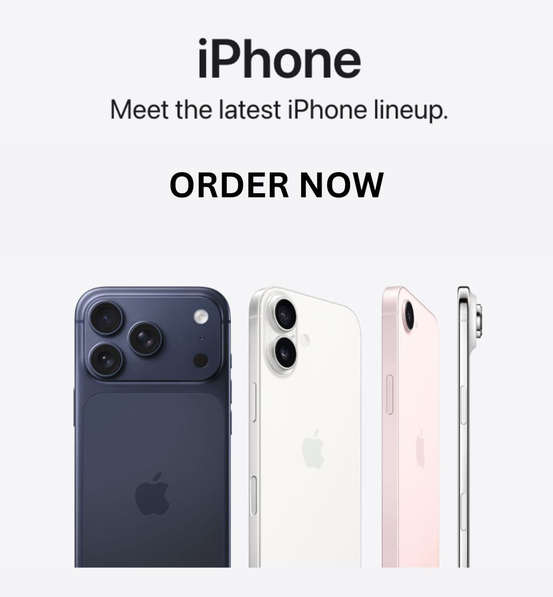 Latest iPhone Lineup product image